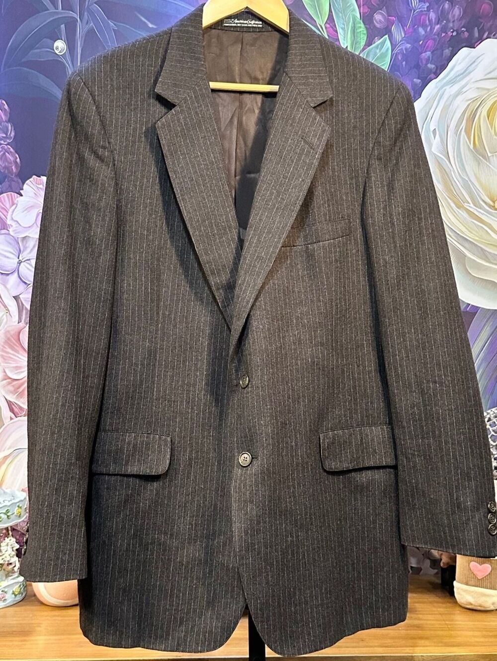 Vintage Tiger Shops Pinstripe Sport Coat Classic Menswear Old Money Preppy USA